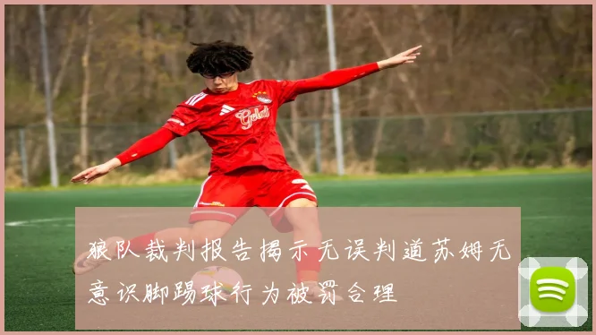 狼队裁判报告揭示无误判道苏姆无意识脚踢球行为被罚合理