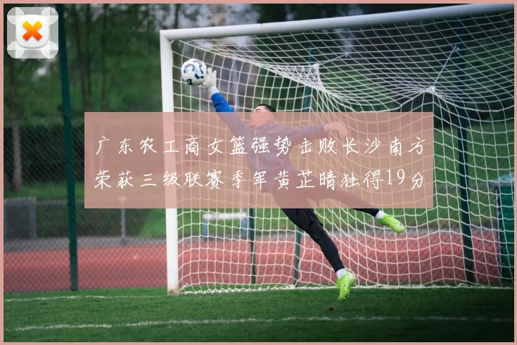 广东农工商女篮强势击败长沙南方荣获三级联赛季军黄芷晴独得19分助力胜利